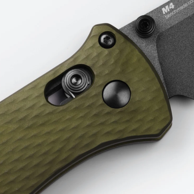 BENCHMADE KNIFE-Bailout Tanto Axis Green Serrated