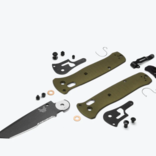 BENCHMADE KNIFE-Bailout Tanto Axis Green Serrated
