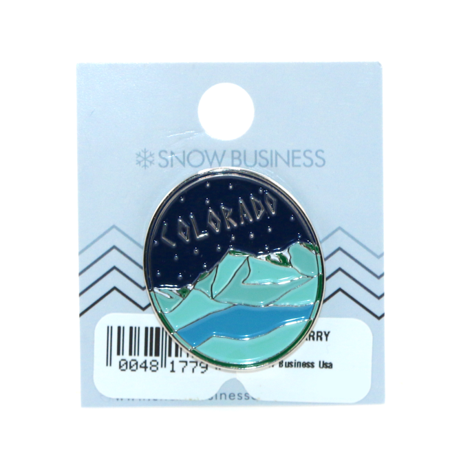 Snow Business Usa Starry Nights Pin