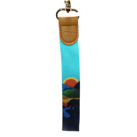 Bear Fabric Strap Keychain