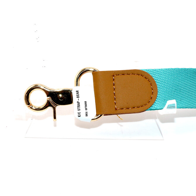Bear Fabric Strap Keychain