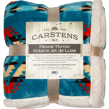 CARSTEN'S INC. Throw Blanket - Turquoise Southwest