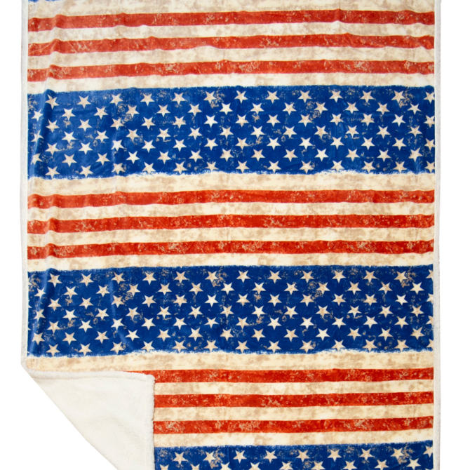 CARSTEN'S INC. Throw - Wranglers Star/Stripes