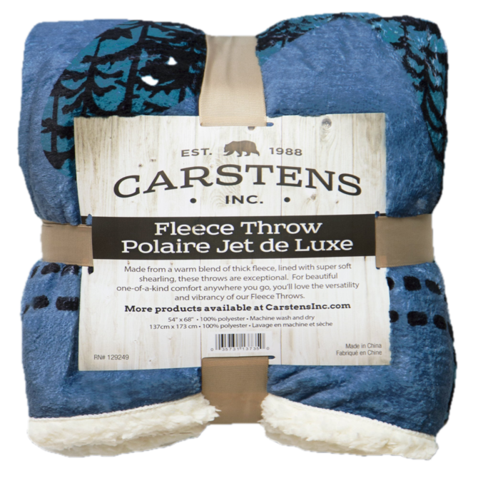 CARSTEN'S INC. Throw Blanket - 3 Bears