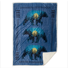 CARSTEN'S INC. Throw Blanket - 3 Bears CARSTEN'S INC. Throw Blanket - 3 Bears