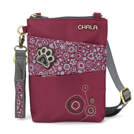 Chala Group Inc Cell X Body - Paw Print Burgundy