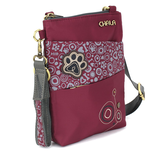 Chala Group Inc Cell X Body - Paw Print Burgundy
