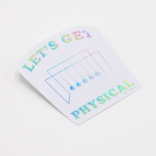 Cognitive Surplus STICKER - Let's Get Physical