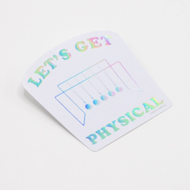 Cognitive Surplus STICKER - Let's Get Physical
