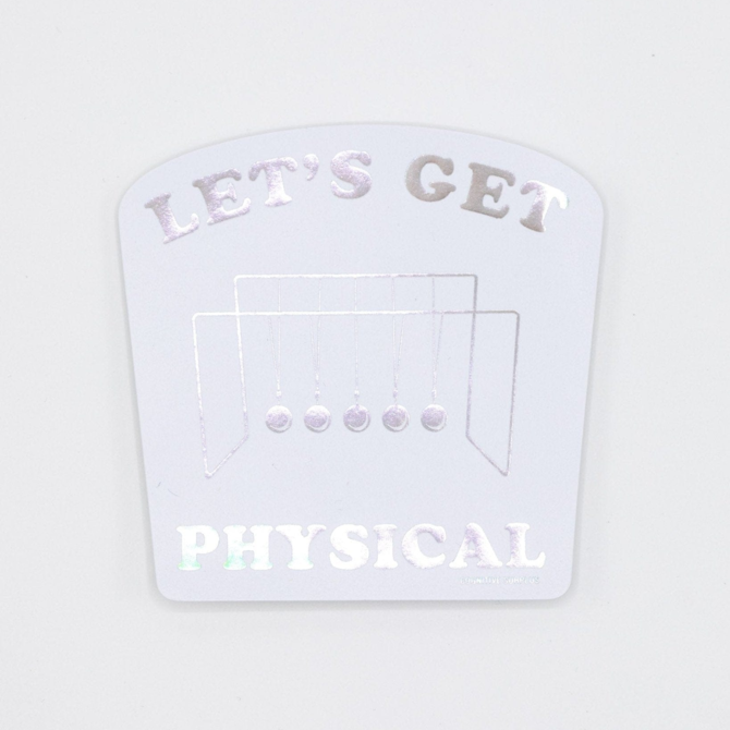 Cognitive Surplus STICKER - Let's Get Physical