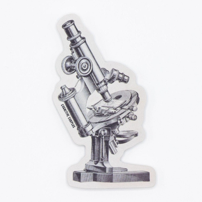 Cognitive Surplus STICKER - Microscope