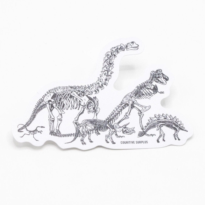 Cognitive Surplus STICKER - Dinosaur Commute