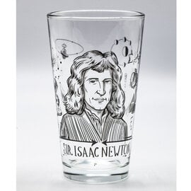 Cognitive Surplus PINT GLASS - Isaac Newton