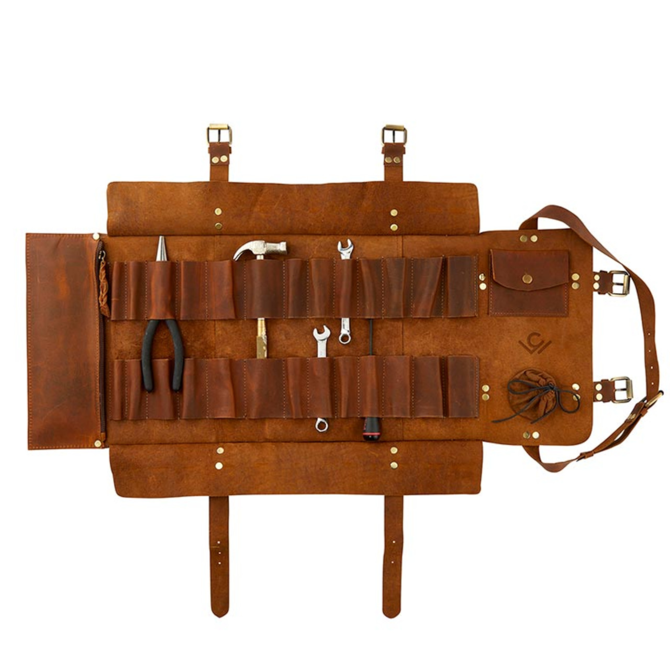 COLE WHEELER Buffalo Leather Tool Roll