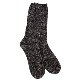 Crescent Sock Company SOCKS-BLACK CONFETTI CREW
