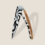 DEEJO KNIFE - Juniper Wood/Tribal