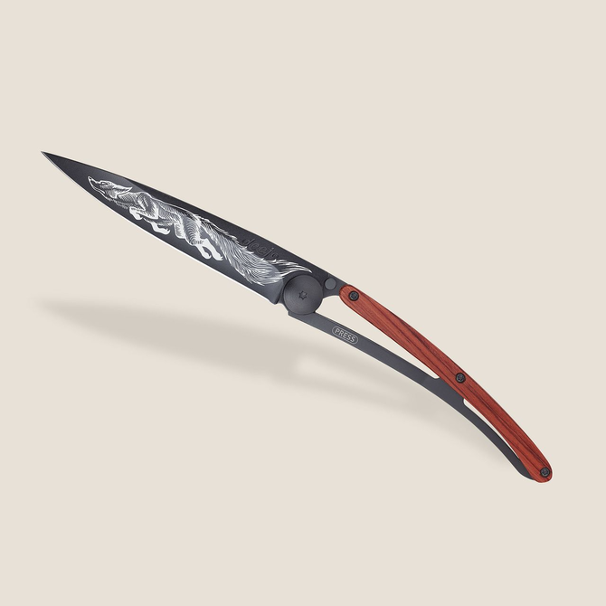 DEEJO KNIFE - Coral Wood/Fox