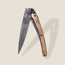 DEEJO KNIFE - Juniper Wood/Eagle