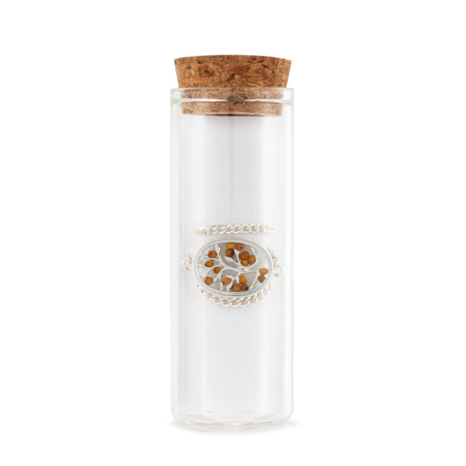 Demdaco/misc Product JWL-BR-MUSTARD SEED SLVR