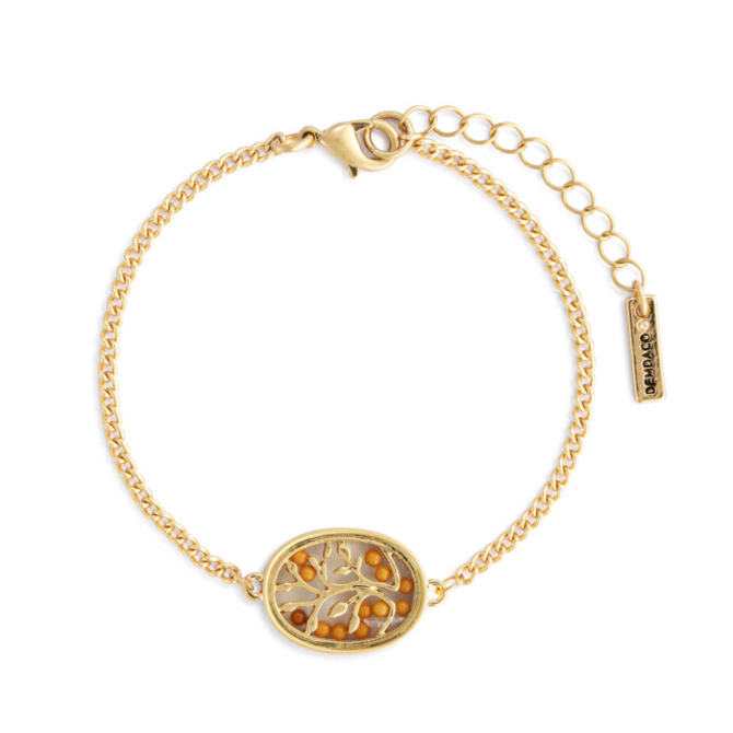 Demdaco/misc Product Bracelet - Mustard Seed Gold