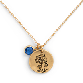 Demdaco/misc Product Birthstone Charm Necklace - September Demdaco/misc Product Birthstone Charm Necklace - September