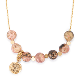 Demdaco/misc Product Necklace -7 DAYS PINK/GOLD Demdaco/misc Product Necklace -7 DAYS PINK/GOLD