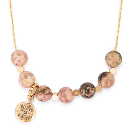 Demdaco/misc Product Necklace-7 DAYS PINK/GOLD Demdaco/misc Product Necklace-7 DAYS PINK/GOLD