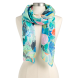 Demdaco/misc Product Scarf - Floral Black