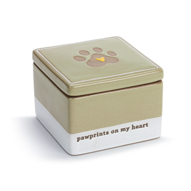 Demdaco/misc Product Keepsake Box - Paw Prints