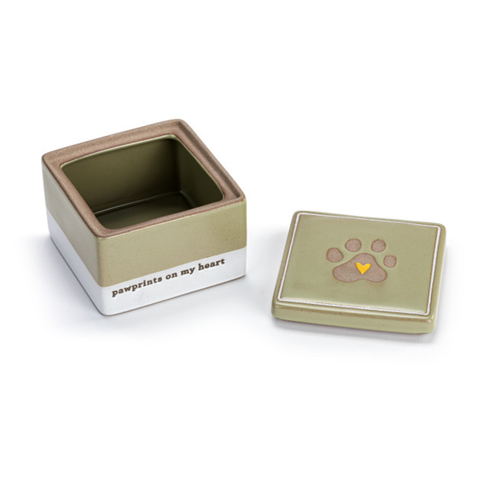 Demdaco/misc Product Keepsake Box - Paw Prints