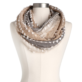 Demdaco/misc Product Scarf - Tan Textured
