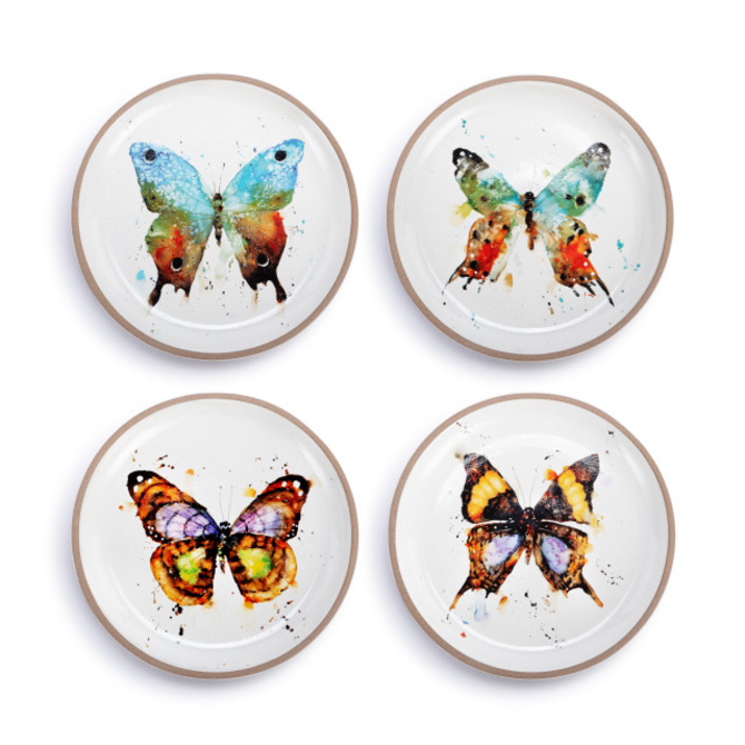 Demdaco/misc Product Appetizer Plate - Butterfly