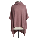 Demdaco/misc Product Poncho - Dusty Rose Waffle