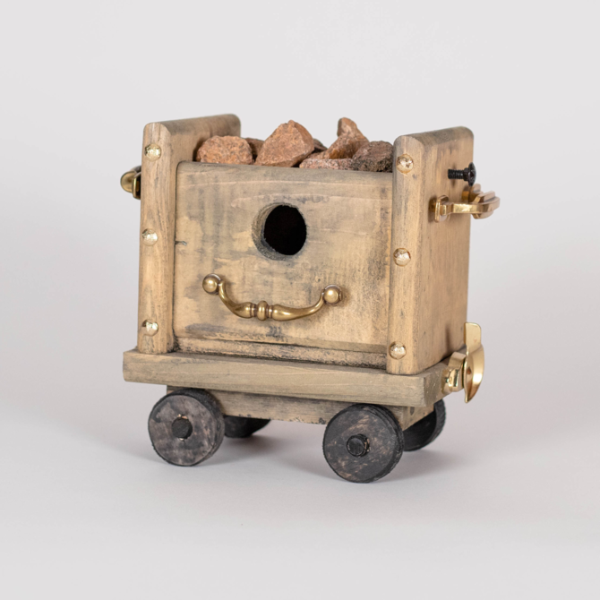 BUD SMOOT Birdhouse - Ore Car