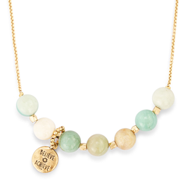 Demdaco/misc Product Necklace - 7 Days Turquoise/Gold