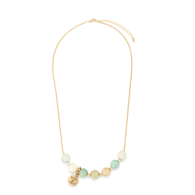 Demdaco/misc Product Necklace - 7 Days Turquoise/Gold