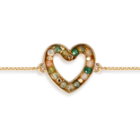 Demdaco/misc Product Bracelet - Green Loving Heart