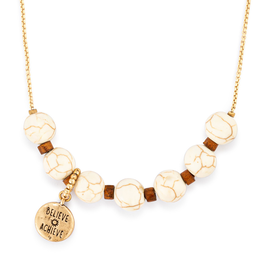 Demdaco/misc Product Necklace - 7 Days Ivory/Gold