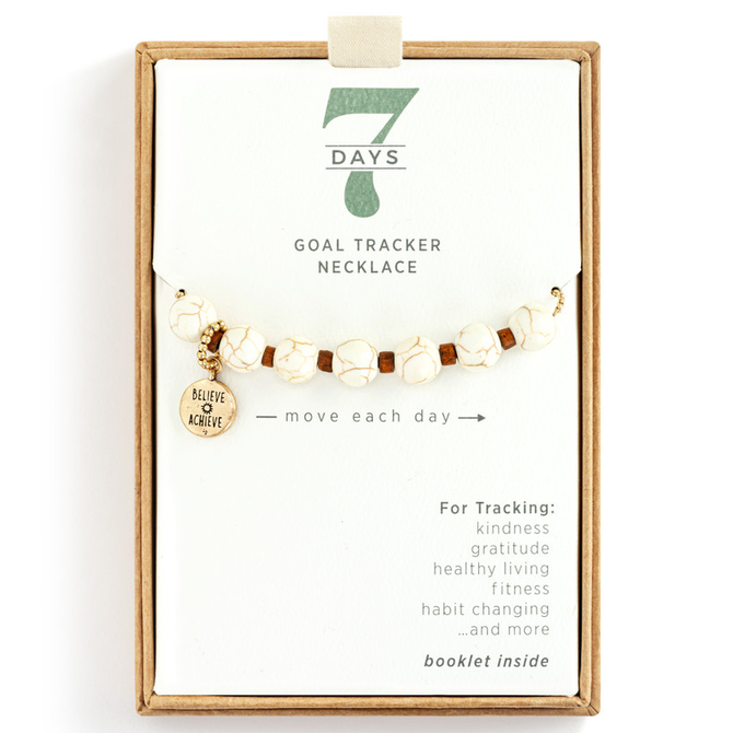 Demdaco/misc Product Necklace - 7 Days Ivory/Gold