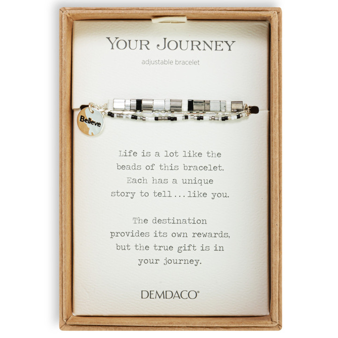 Demdaco/misc Product Tile Bracelet - Believe