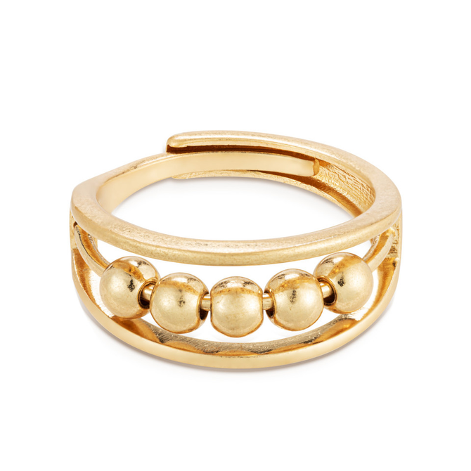 Demdaco/misc Product Ring - Be Calm Gold