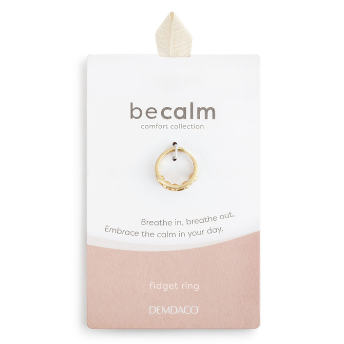 Demdaco/misc Product Ring - Be Calm Gold