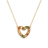 Demdaco/misc Product Necklace - Green Loving Heart