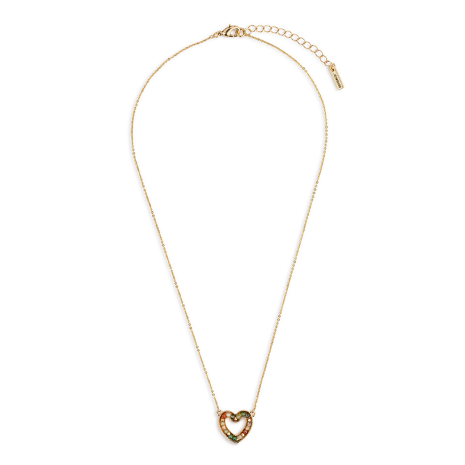 Demdaco/misc Product Necklace - Green Loving Heart