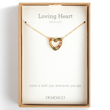 Demdaco/misc Product Necklace - Green Loving Heart