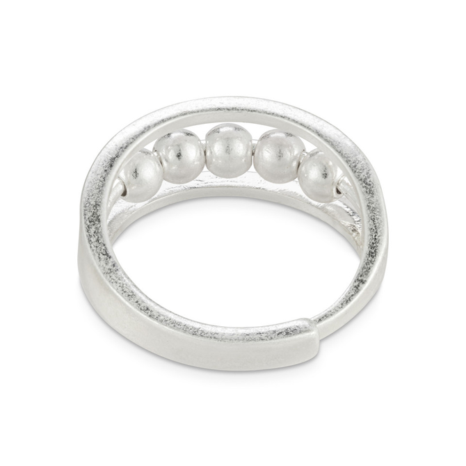 Demdaco/misc Product Ring - Be Calm Silver