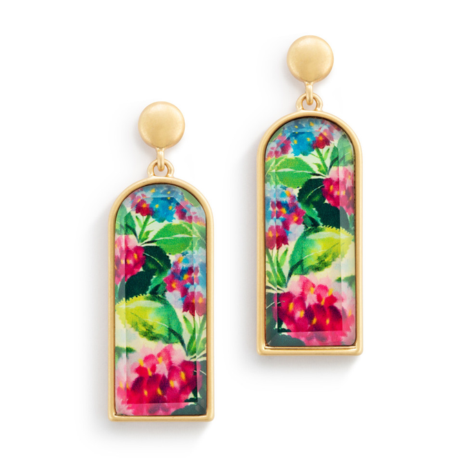 Demdaco/misc Product Earring - Hydrangea
