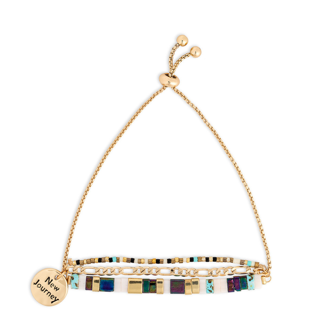 Demdaco/misc Product Tile Bracelet - New Journey