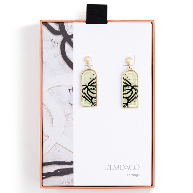 Demdaco/misc Product Earring - Black & White