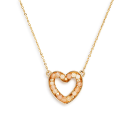 Demdaco/misc Product Necklace - Cream Loving Heart